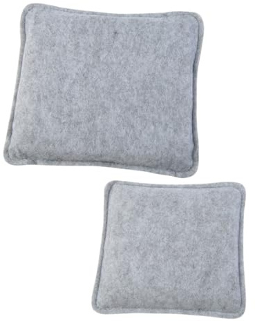 Healifty 2 piezas Almohadilla de Fieltro para Agujas Cojín Resistente Alta Temperatura Base Suave para Manualidades Hogar y Escritorio