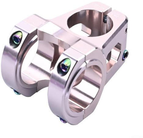 Besttoolifes Lenkervorbau aus Aluminiumlegierung, 318 x 35 mm, kurzer Vorbau, kompatibel mit Dh für Fahrräder, am milden Berg, mit 286 stabiler Lenkrohrklemme, tragbar (Tai-Legierung)