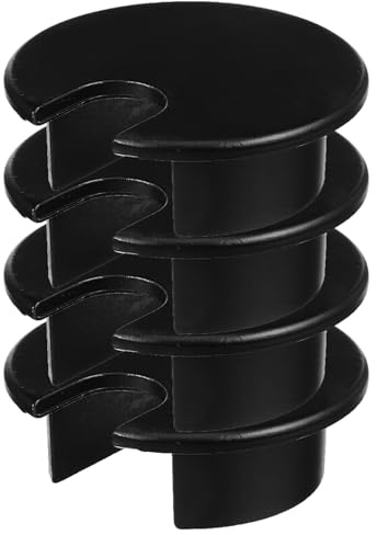 Toddmomy 4 Piezas de Pasacables Negros para Escritorio de 35 MM Organizador de Cables para Gestión y Ocultación Muebles y Oficinas Tapa para Orificios de Cable Kit para Ordenación