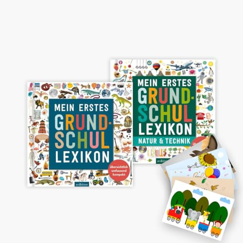 Mein erstes Grundschul-Lexikon 2 Bände + 1 exklusives Postkartenset