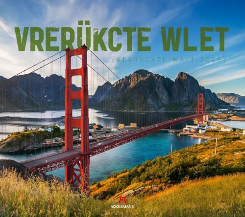 Verrückte Welt Kalender 2025, Wandkalender im Querformat (54x48 cm) - Lifestyle- und Reisekalender mit hochwertigen Bildmontagen