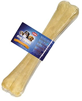Nobby Hueso de Cuero Crudo prensado, 32 cm, 450 g