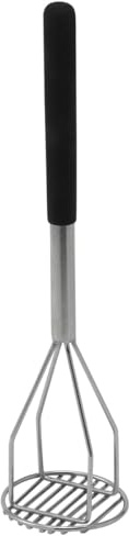 Winco PTMP-18R - Schiacciapatate con manico in plastica, 18 cm