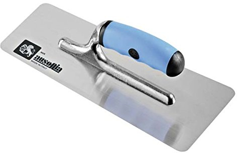 Ausonia - Frattazzo per stucco a bordi tondi FUSION INOX cm 24x11 forcella corta