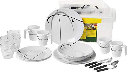 Brunner All Inclusive - Set d'assiettes en mélamine Sérénade