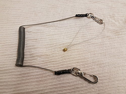 BBI Stainless Steel Wire Core Hand Tool & Scaffold Spanner Safety Lanyard with 2 Clips -Tool Safety Lanyard - Scaffold spanners/Tools Heavy Duty Arrest UK Best Sales Offer