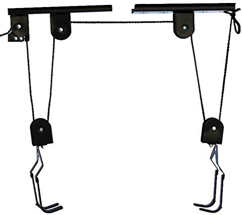 WGE Garage Ceiling Bicycle Storage Lifter Mountain Bike Hoist Mount Rack,up to 20kg