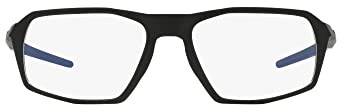 Oakley Unisex Erwachsene Brille, Satin, Schwarz, Blau, 56