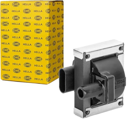 HELLA 5DA 230 035-031 Zündspule - 4-polig - Zündspule zum Verteiler | Kompatibel mit: JAGUAR XJ, XJ, XJ, XJ Coupe, XJ220 Coupe, XJSC Convertible