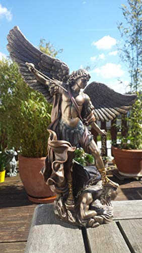 MystiCalls Modell Erzengel Michael - Bronzefigur Figur Deko Wohndeko