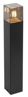 QAZQA denmark - Palo da giardino Moderno - 1 luce - L 8.3 cm - Nero - Moderno - Illuminazione esterna