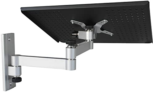 Drall Silberne universal Wandhalterung mit Ablage Adapterplatte für Laptop Notebook Netbook Tablet PC Modell: L52S-APBA