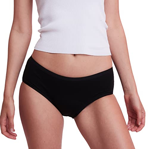 femtis Periodenunterschwäsche Starke Blutung Saugstarke Menstruationsunterwäsche aus Baumwolle Slip für Damen und Mädchen Super Saugstark