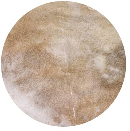 Yibuy Thinskin Schlagzeugkopf für afrikanisches Tamburin, 450 mm Durchmesser, Hellgelb