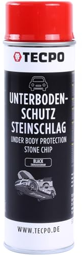 TECPO Protezione sottoscocca da pietrisco verniciabile, nero, 500 ml