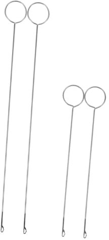 VILLFUL Infilatore per Cucire 4 Pezzi Infilatore con Coulisse Facile Inserimento del Filo per Macchina da Ricamo