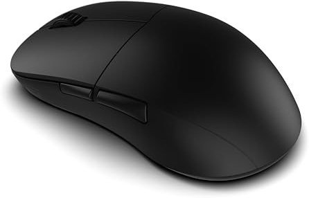 ENDGAME GEAR XM2w 4k Wireless Gaming Mouse without Cable - 4000Hz Polling Wireless Gamer Mouse | Preselected GX Switches | PixArt PAW3395 Sensor Gaming Mouse Black | Gaming mouse, 4000Hz polling, Kailh GX switches, PAW3395 sensor, claw grip esports for FPS PC