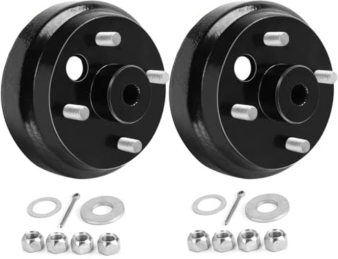 Golf Cart Brake Drum For EZGO TXT 1982-Up Electric Golf Cart Replaces OEM#19186-G1,2 Pieces