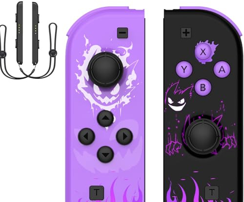 Shiptree Manette Pour Switch, Manette Sans Fil Compatible avec Switch/Lite/OLED, avec Double Vibration/Gyroscope