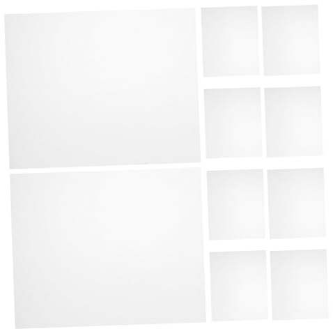 LAPYAPPE 10 Stück Wiederverwendbare Schablonen für Kinder Transparentes PVC Zeichenbrett Kreative Malvorlagen für 3D-Druck Bastel und Scrapbooking Zubehör für Schule und Zuhause