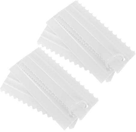 COLLBATH 2ensembles Grattoir à Gâteau Plastique Lisseur De Bord Set De Grattoirs De Décoration pour Glaçage Fondant Et Bords De Crème