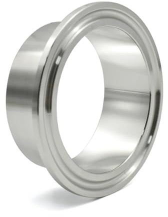 GUYTRM 12,7–108 mm 0,5 „0,75“ 1 „2“ 3 „4“ SS304 Edelstahl Sanitär Klemmverbindung Schnellanschluss Flansch Spannfutter Ende geschweißte Rohrverschraubung lingli(SS316,38MM FERRULE50.5_1 PCS)
