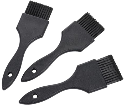 NOLITOY 3 Stück Professioneller Haarfärbepinsel Langlebigem Kunststoff mit Rutschfestem Griff Leicht und Praktisch für DIY Haarfärben und Friseursalon anwendungen