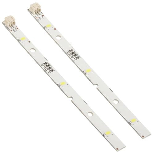 Cagrin Tira LED Frigorífico 2W Repuesto Compatible RONGSHENG HISENSE | para MDDZ-162A 1629348 E349766 5700K-6500K DC12V Luz Blanca Fría Ahorro Energético Instalación Fácil para Nevera Kenwood