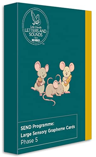 SEND Programme: Large Sensory Grapheme Cards: Phase 5 (Big Cat Phonics for Little Wandle Letters and Sounds Revised)