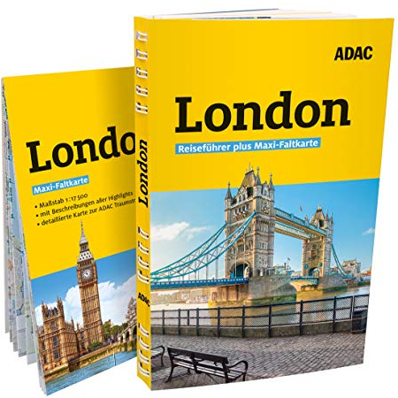 ADAC Reiseführer plus London: Mit Maxi-Faltkarte und praktischer Spiralbindung