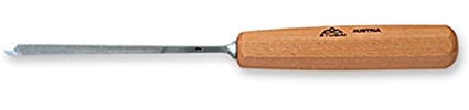 Stubai 552106 Couteau à sculpteur avec manche en bois, Gris/Beige, 6 mm