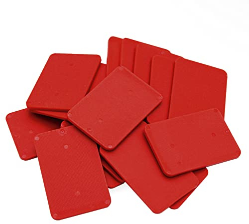 SILISTO Quickies Unterlegplatten Kunststoff 40x60x3mm, 1000 Stück – Belastbar bis 6t – Abstandshalter, Verglasungsklötze & Ausgleichsplättchen für Fenster, Türen & Terrassenbau – Made in Germany
