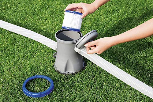 Bestway 58093 Kit 2 filtri di Ricambio 1249 L/H Motore Piscina 330 galloni. MWS
