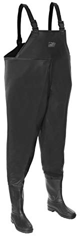 RawPol Angleroverall Schwarz PVC Unisex-Erwachsene Anglerbekleidung Fishing
