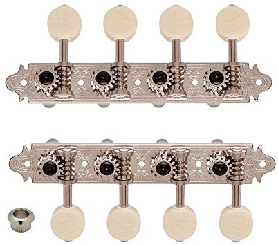 MA40 A-Style Mandolin Machine heads with MM Buttons, 14:1 Gear Ratio
