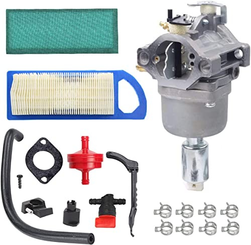 ZAMDOE 799727 carburateur remplace pour Briggs & Stratton 698620 690194 791886 695412, 14HP 15HP 16HP 17HP 17.5HP 18HP moteurs, kit de pièces de tondeuse à gazon Craftsman