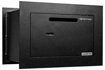 Genie Hand | Mechanische Wandtresor für Zuhause mit Schlüssel, Tresor Safe mit Einwurfschlitz – Doppelbartschloss