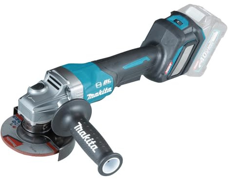Makita GA028GZ01 40V Max Li-ion XGT Brushless 115mm Angle Grinder Supplied in a Makpac Case - Batteries and Charger Not Included