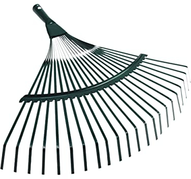 Happyyami 2 Stücke Metall Rasen Werkzeuge Kinder Rasen Werkzeuge Laubgreifer Rechen Fan Rechen Frühling Zinken Rechen Garten Rechen Laub Rechen Für Hof Garten Rechen Griff Traktor Blätter