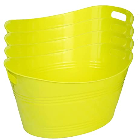 YöL Pack Of 4 Ice Buckets Summer BBQ Garden Party Drink Cooler Champagne Beer Wine Bar Accessories