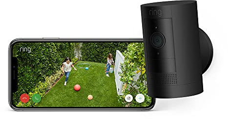 Certified Refurbished Ring Outdoor Camera Battery (Stick Up Cam)|HD wireless outdoor Security Cam 1080p Video,Two-Way Talk,Wifi,Works with Alexa|Alternative to CCTV|30-day free trial of Ring Home