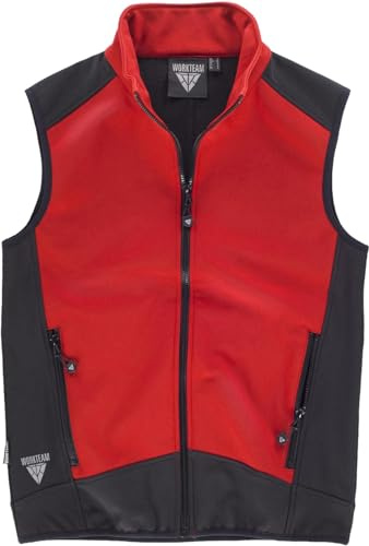 WORKTEAM Chaleco Softshell Combinado Aire Libre. Corta vientos, Repelente al Agua, Resistente al Desgarro y Alta Capacidad Térmica. Unisex
