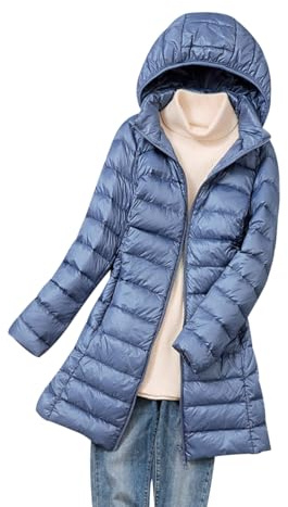 Plumifero Ultraligero Mujer Largo Chaqueta Plumas Ligeros Mujer Plumífero Ligero Mujer Chaqueta Acolchada Ligera Plumon Mujer Plumiferos Ultraligero Mujer Puffer Jacket Mujer Abrigo Plumas Pluma Mujer