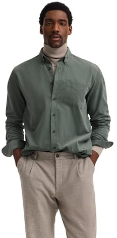 bugatti Camisa de Pana para Hombre 9350-88810D