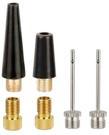 RETUOLWAG Sphere Pumps - Juego de agujas para válvulas de neumáticos de bicicleta, adaptador de boquilla de aguja, inflador de neumáticos de bicicleta, bombas de aire, herramienta de adaptador de