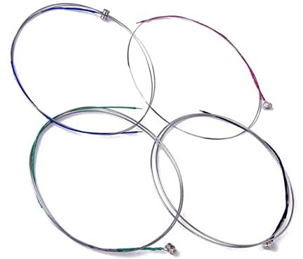 JOINPAYA 4/4 3/4 Violinsaiten Stahlkern Gdae Nickel Umsponnene mit Kugelende für Anfänger Geeignet für Violinen Ersatzsaiten