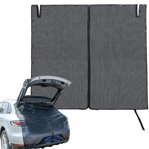 Rete Per Il Bagagliaio 'Automobile | Rete di Sicurezza per Cassone | Zanzariera Ventilazione Bagagliaio Per Veicoli Viaggio Picnic Campeggio SUV