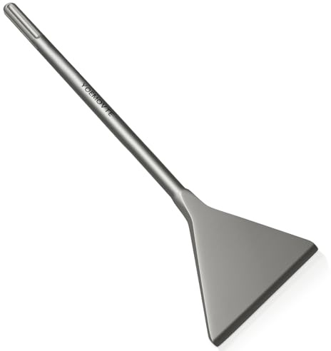 YOEMOVTE SDS Max Chisel, 5.9 Inch by 15 Inch Tile Removal Bits for SDS Max Hammer Drill Tool Attachment for Removing Linoleum Floor VCT Concrete Mortar Thinset Ceramic Tile