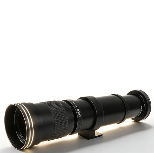 Téléobjectif - 420-800 mm Super Zoom avec grossissement 2X, Construction de métaux manuels pour télescope et EF - s Mount Camera Wildlife and Bird Observation (Type 2)
