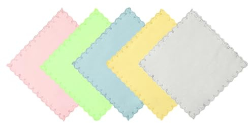 5 paños de limpieza de instrumentos de microfibra suave para limpiar instrumentos de cuerda, paño de limpieza para guitarra, violín, flauta de latón, paño de limpieza